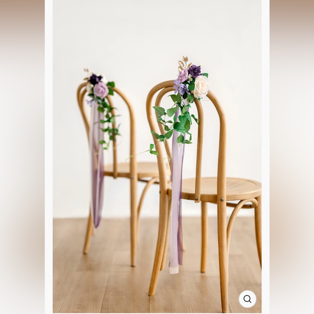 Ling’s Moment Wedding Aisle Chair Decoration